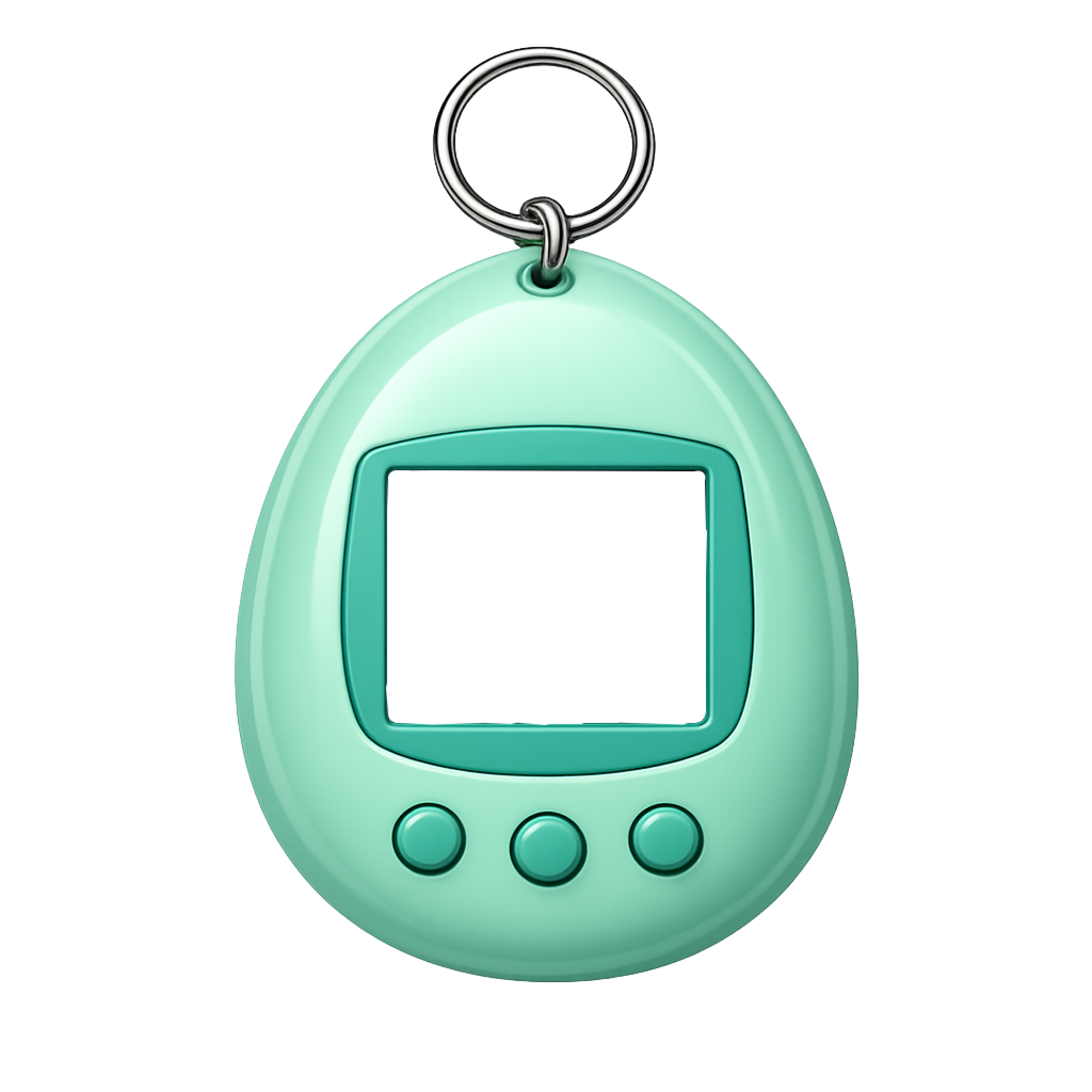 Mint virtual pet keychain